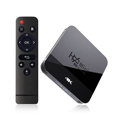 Смарт ТВ приставка H96 MINI H8 (2/16Gb) Android 9.0 + 4G Wi-Fi модем, фото 3