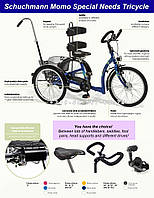 Триколісний велосипед для дітей із ДЦП Schuchmann Momo Special Needs Trucycle Bike 16" (Used)