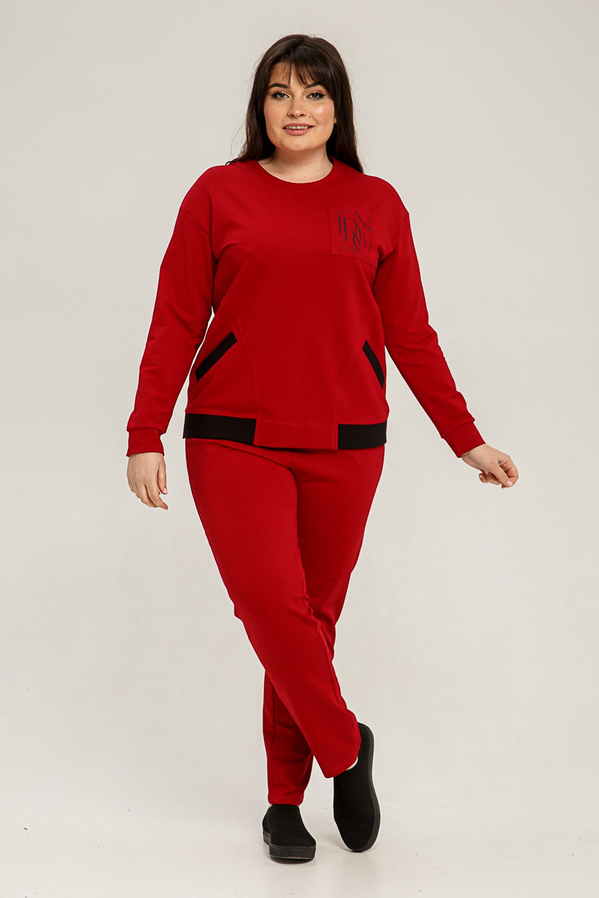 Костюм Венера бордо 52 (101455), фото 1