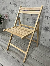 Дерев’яний розкладний стілець (Бук), фото 3