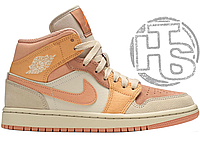 Женские кроссовки Air Jordan 1 Mid Apricot Orange DH4270-800 38