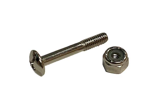 Болт із гайкою для кріплення футболістів 16 мм, фото 1