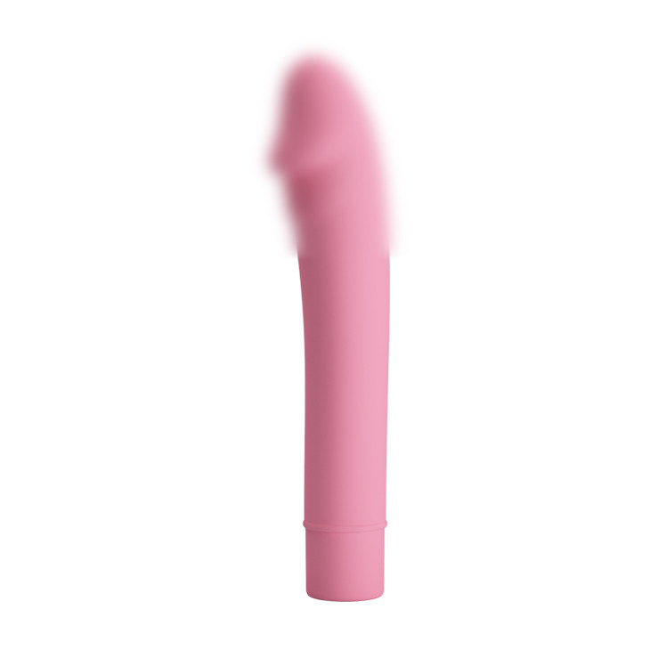 Силіконовий вібратор Pretty Love Polevik Vibrator Light Pink, 15,4х2,9 см.