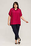 Блузка Ірина малина 50 (101391), фото 3