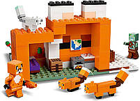 LEGO Minecraft Нора Лисиці 193 деталі (21178), фото 7