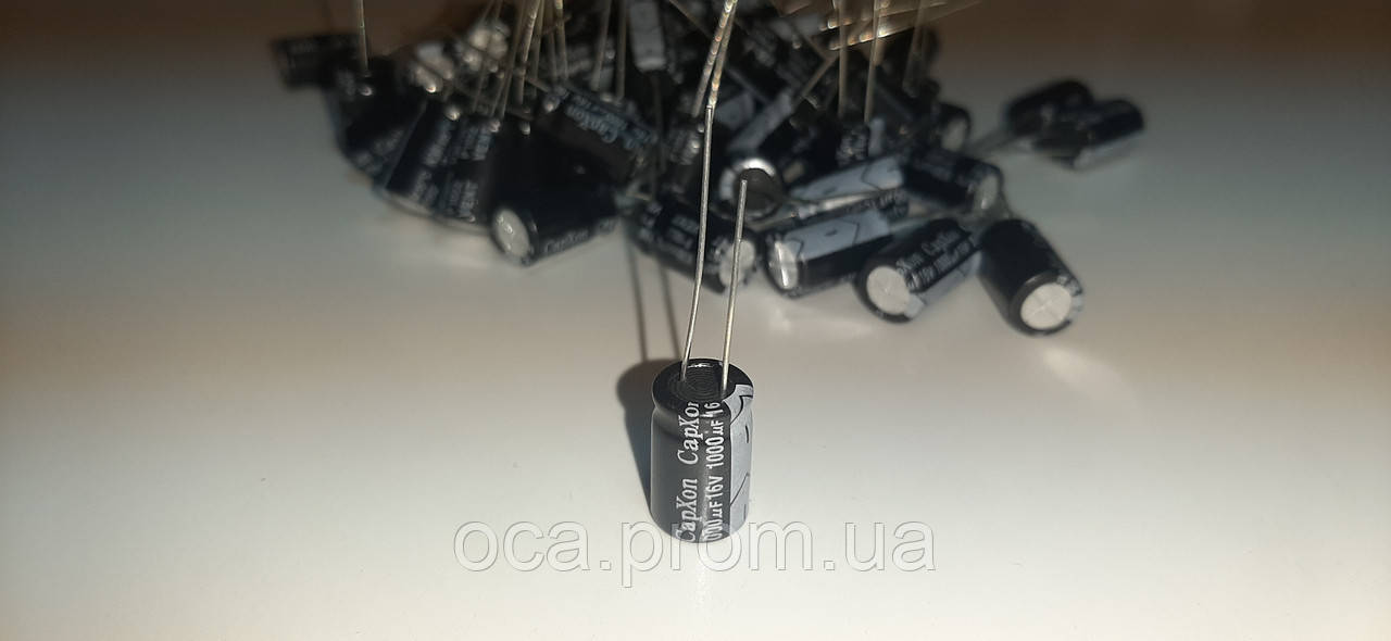 Конденсатор 1000 мкф 16в 105 °C KM 1000uf 16v Ø 10x16 mm CapXon 1000mf ...