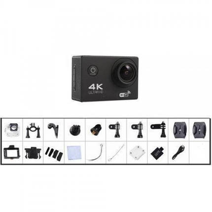 Водонепроникна спортивна екшн камера S2 DVR SPORT Wi Fi waterprof 4K, фото 4