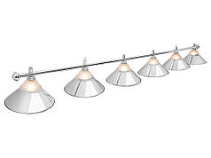 Світильник більядний Classic Silver 6 плафонів