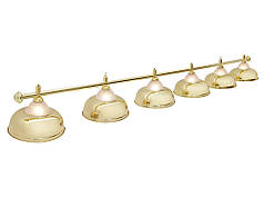 Світильник більядний Queen Gold 6 плафонів