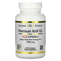 Масло криля премиального качества (Premium Krill Oil Superba2) 1000 мг 60 капсул