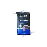 Шоколад Cachet чорний 70% какао 300 грам