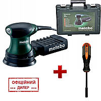 Шлифмашина эксцентриковая Metabo FSX 200 Intec + ПОДАРОК Отвертка битодержатель