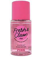 Парфюмированный спрей victoria's secret pink body mist fresh and clean, 75 мл