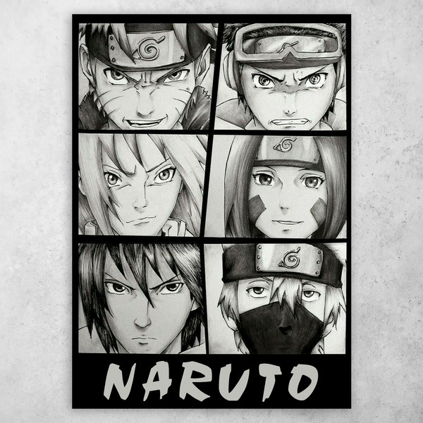 Аниме Плакат Постер "Наруто / Naruto" №5 — в Категории "Календари и ...