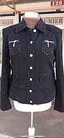Куртка джинсова жіноча молодіжна, розміри XL-5XL (2кв) "ALPAKA" недорого від прямого постачальника