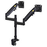 Кронштейн настільний для двох моніторів H180B 22"-32" North Bayou, фото 10