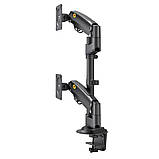 Кронштейн настільний для двох моніторів H180B 22"-32" North Bayou, фото 9