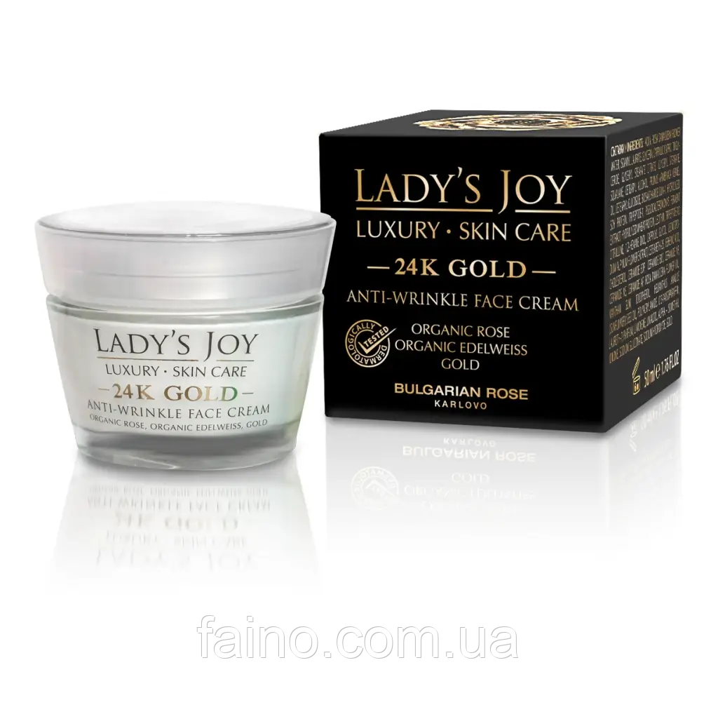 Крем проти зморшок біо Золото Lady's Joy Luxury 24К Gold