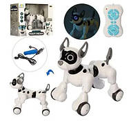 Интерактивная собака-робот на радиоуправлении 20173-1 Собака робот радиоуправляемая со звуком и светом