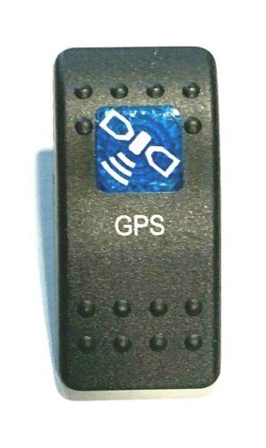 Автомобільна кнопка — тумблер з підсвіткою GPS (12/24 вольти)