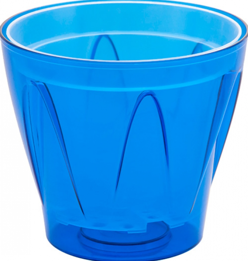 Кашпо для орхідей Аркада 16 см синій, фото 1