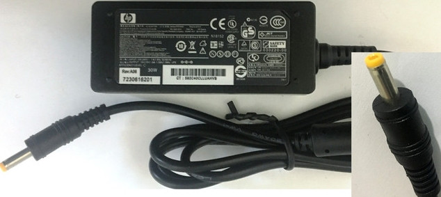 Блок живлення для ноутбука HP 19V/1.58A 30W 4.0*1.7mm, фото 1
