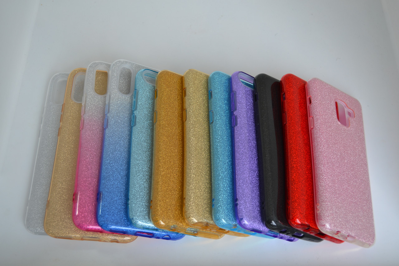 Силікон з блискітками XIAOMI MI5X/MIA1 RED, фото 1