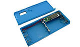 Корпус Power Bank на 5 Акб 18650 (з дисплеєм) Blue, фото 3