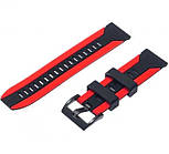 Ремінець ''Frontier'' Samsung S3/S4 22mm Black-Red