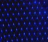 Гірлянда Сітка квадратна 260 Led синя 1,5*1,5м