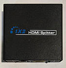 Сплітер HDMi splitter розгалужувач 1x2 порту Full 3D 4Kx2K