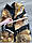Жіноча жилетка з натурального хутра пухнастої лисиці та натуральної шкіри Розмір S, фото 7