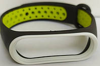 Ремінець для фітнес браслета Xiaomi Mi Band 3/4 Sport Black/Green