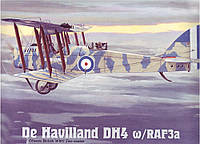 Roden 432 Havilland DH4 w/RAF3a Cамолет 1916 Сборная Пластиковая Модель в Масштабе 1:48