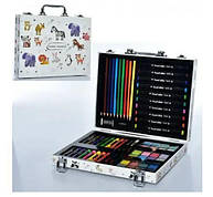 Дитячий набір для малювання 44 предмети у валізі Набір для творчості дитячий Дитячий художній набір