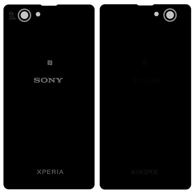 Задня кришка Sony D5503 Xperia Z1 Compact Mini Black, фото 1