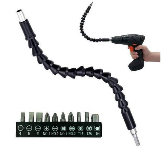 Купить Гибкий переходник для шуруповерта Flexible Shaft Extension Bits ...