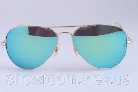 Жіночі сонцезахисні окуляри в стилі RAY BAN aviator large metal 112/19 LUX