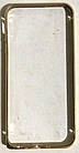 Чохол-бампер "Fashion Case" для iPhone 5 (Chrome) Gold