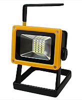 Прожекторний ліхтар світлодіодний на акумуляторах Flood Light Outdoor 30 W 2400 LM