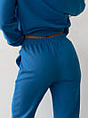 Спортивний жіночий костюм GB_style блакитний, фото 3