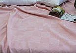 Простирадло-покривало піке 160х235см ТМ TAG Клітинка пудра, фото 4