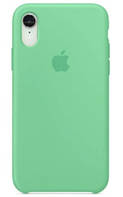 Силиконовый чехол Original Silicone Case iPhone XR Light Green