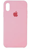 Силиконовый чехол Original Silicone Case iPhone XR Pink