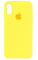 Силиконовый чехол Original Silicone Case iPhone XR Yellow