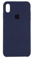 Силиконовый чехол Original Silicone Case iPhone XS Max Dark Blue