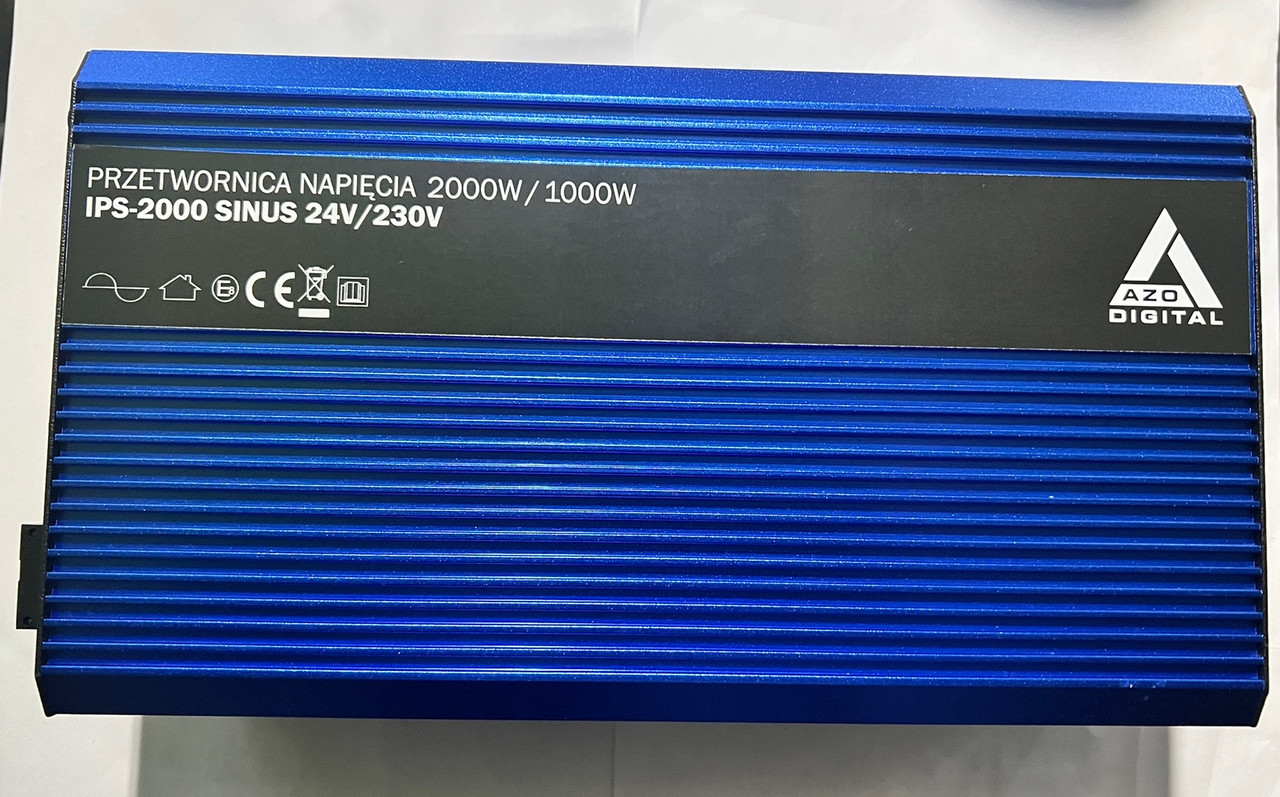 Power Inverter синусоїдний 24V 2000W, фото 1