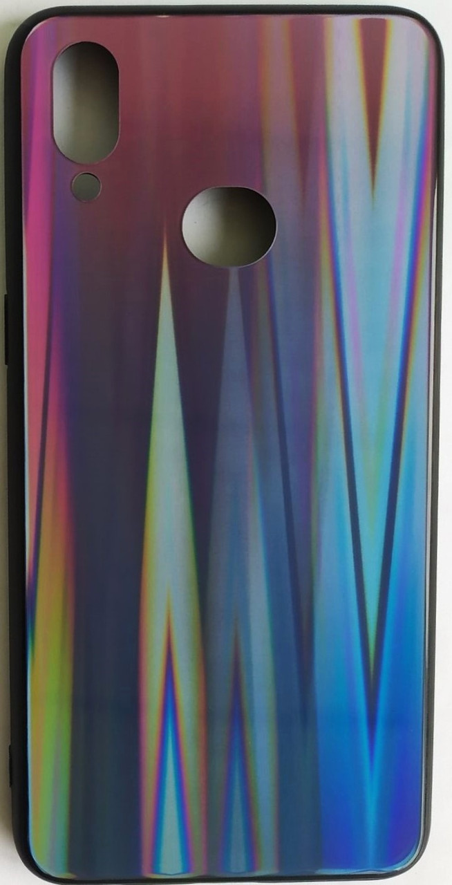 Силіконовий чохол "Скляний Shine Gradient" Samsung A107/A10S (Violet Barca) №8, фото 1
