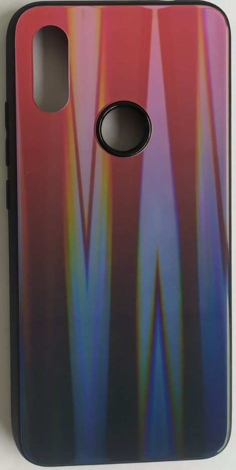 Силіконовий чохол "Скляний Shine Gradient" Xiaomi Redmi 7 (Ruby Red) №16, фото 1