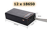 Поліпшений Корпус Повербанк 22W, 12*18650 Type C QC2.0 QC3.0 PD2.0 PD3.0 BC1.2 FCP AFC SCP MTK PE powerbank, фото 3